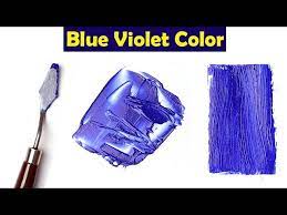 Blue Violet Color Mix Acrylic Colors