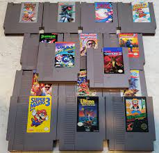 nintendo nes games authentic cleaned