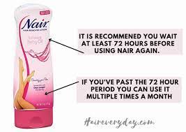how often can you use nair 2023