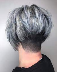 The short haircuts for coarse gray hair may convert your outlook and assurance throughout an occasion when you will need it the most. Edgy Gray Haircuts These Aren T The Gray Hairstyles Your Grandma Wore It S Rosy