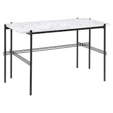 More buying choices $55.40 (4 used & new offers) tribesigns computer desk, modern simple 47 inch home office desk study table writing desk with 2 storage drawers, makeup vanity console table. Ts Desk White Marble Black Rouse Home