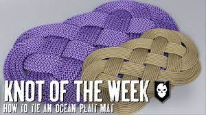 tie an ocean plait mat