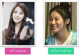 k pop idols without makeup