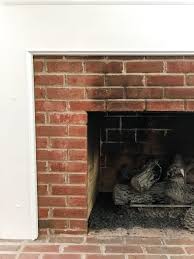 diy lime washed brick fireplace bless