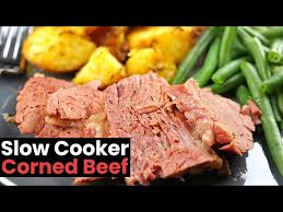 super easy slow cooker corned beef