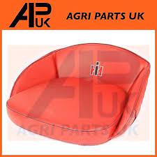 Seat Pan Cushion Pillow Cover Red Ih