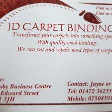 j d carpet binding request a e