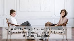 Many states have waiting periods before your divorce can be granted. What To Do When You Are Served Divorce Papers In The State Of Texas A Divorce Attorney Explains Attorney Kohm