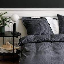 dark grey bed linen for double duvets