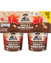 instant oatmeal cups maple brown