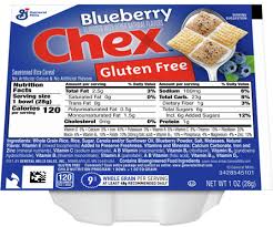 gb blueberry chex cereal bowl