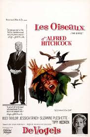 Affiche du film Les Oiseaux d'Alfred Hitchcock - acheter Affiche du film  Les Oiseaux d'Alfred Hitchcock (3334) - affiches-et-posters.com