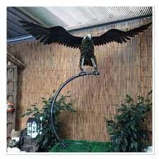 Handcrafted Metal Large Flying Eagle