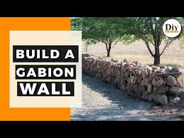 Gabion Wall Using Hog Panel Fence How