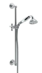 traditional deluxe shower kit in chrome
