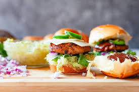 barbecue turkey burger sliders on ty