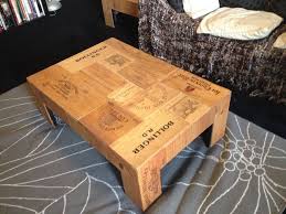 Coffee Table Made Entirely Out Of Wine