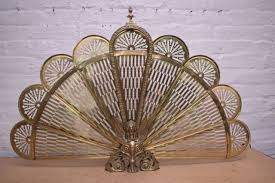 Brass Antique Fireplace Screens For