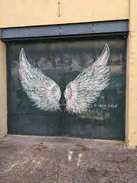 Deland Wings Mural Art Angel Wall