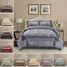 3 piece quilted bedspread set bed throw