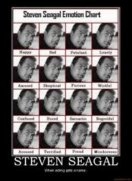 Emotion Chart Sorry Mr Seagal I Like You But This Is