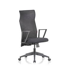 contact high back chair with fixed arms