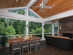 Screened Porch With Ceiling Fan