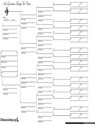 18 printable genealogy chart template