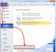 How To Recover A Deleted Word Document