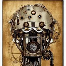 Arte De Parede Steampunk Creative Fabrica