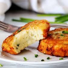 potato patties fried potato cakes