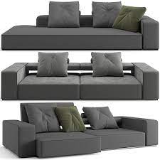 b b italia andy sofa 3d model for