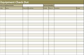 Inventory Check Out Sheet Template Inventory Sheet Templates
