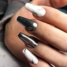 As such, they make a fantastic choice for brides who are after a chic nail look for their special day. Fancy White Coffin Nails Bright And Fasionable Designs 2018 Styles Art