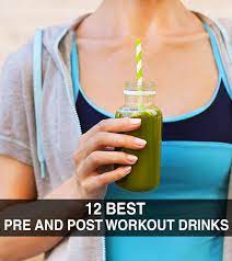 homemade pre and post workout drinks