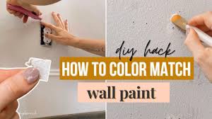 color matching wall paint designer