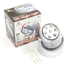 led security night light motion sensor