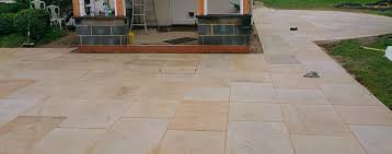 Sandstone Patio Install Seal And