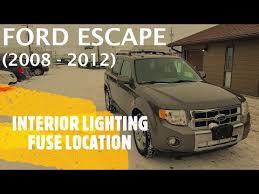 ford escape interior ceiling lights