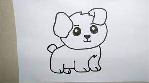 hướng dẫn Vẽ con chó con đáng yêu - How to draw a Puppy - YouTube