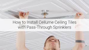 how to install ceilume ceiling tiles