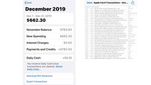 how to export apple card transactions