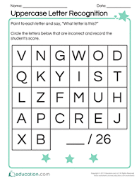 There are over 100 free fraction worksheets in pdfs below to support. 1st Grade The Alphabet Worksheets Free Printables Education Com