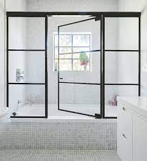 Steel Framed Shower Wall And Door