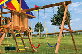 wooden swing set frames swing beams