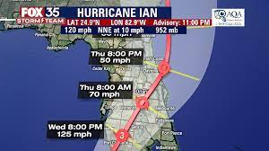 Hurricane Ian strengthening on path to ...