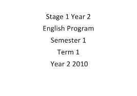 Erika Rimes Stage 1 English Program