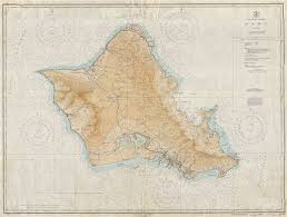 Hawaiian Islands Oahu Geographicus Rare Antique Maps