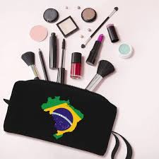 custom brazil map flag aesthetic makeup