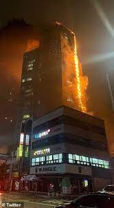 TVIP Thai - ระทึก! ไฟไหม้ตึกสูง 33 ชั้น ในเกาหลีใต้... | Facebook